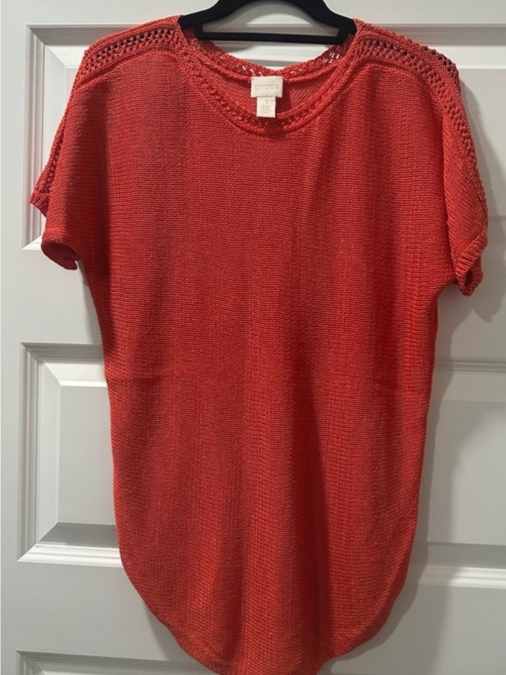 Chico’s Coral Light Sweater Top